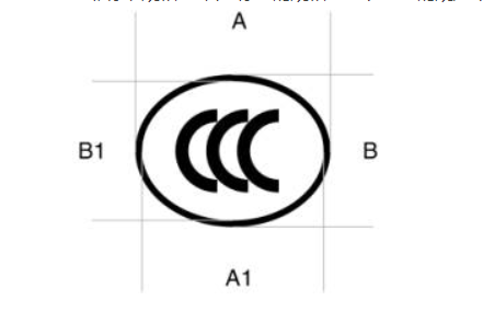 3C認(rèn)證的四種標(biāo)志及尺寸圖(圖3)